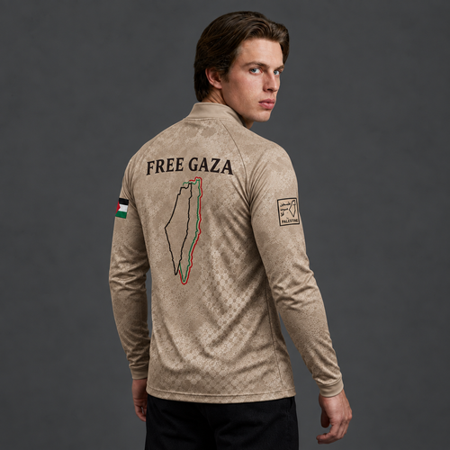 Palestina Quarter Zip – Beige