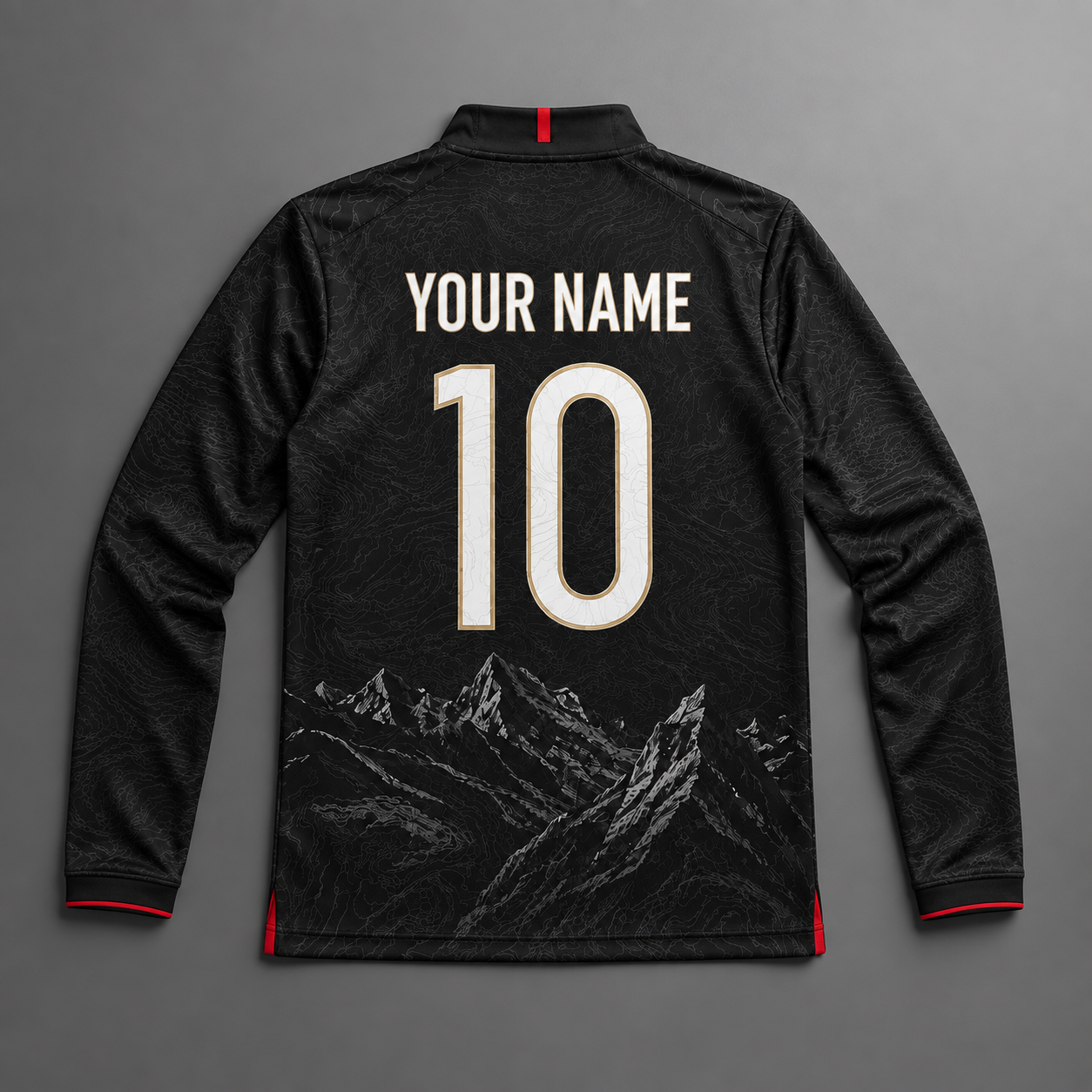 Swiss Quarter Zip – Black