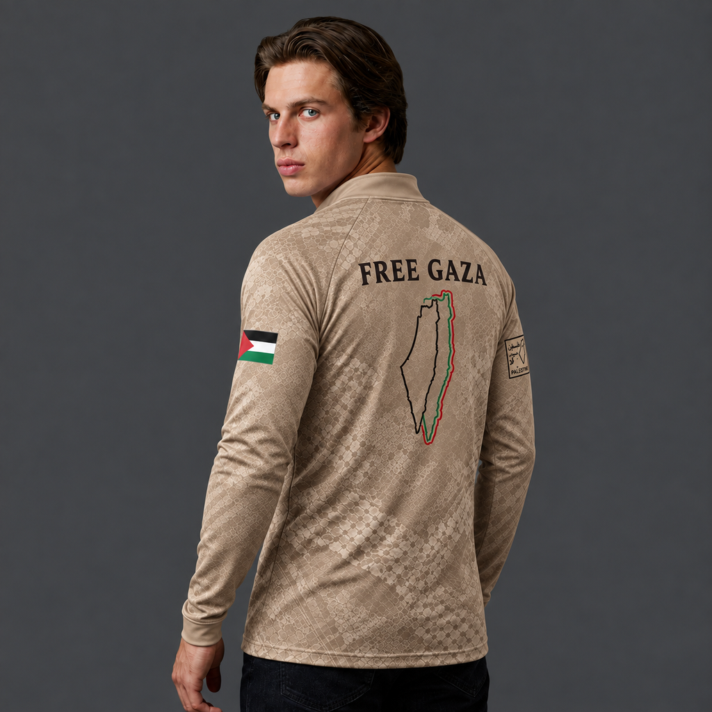 Palestina Quarter Zip – Beige