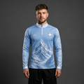 Swiss Quarter Zip – Light Blue