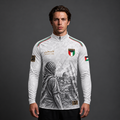 Palestina Quarter Zip – White
