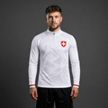 Swiss Quarter Zip – White