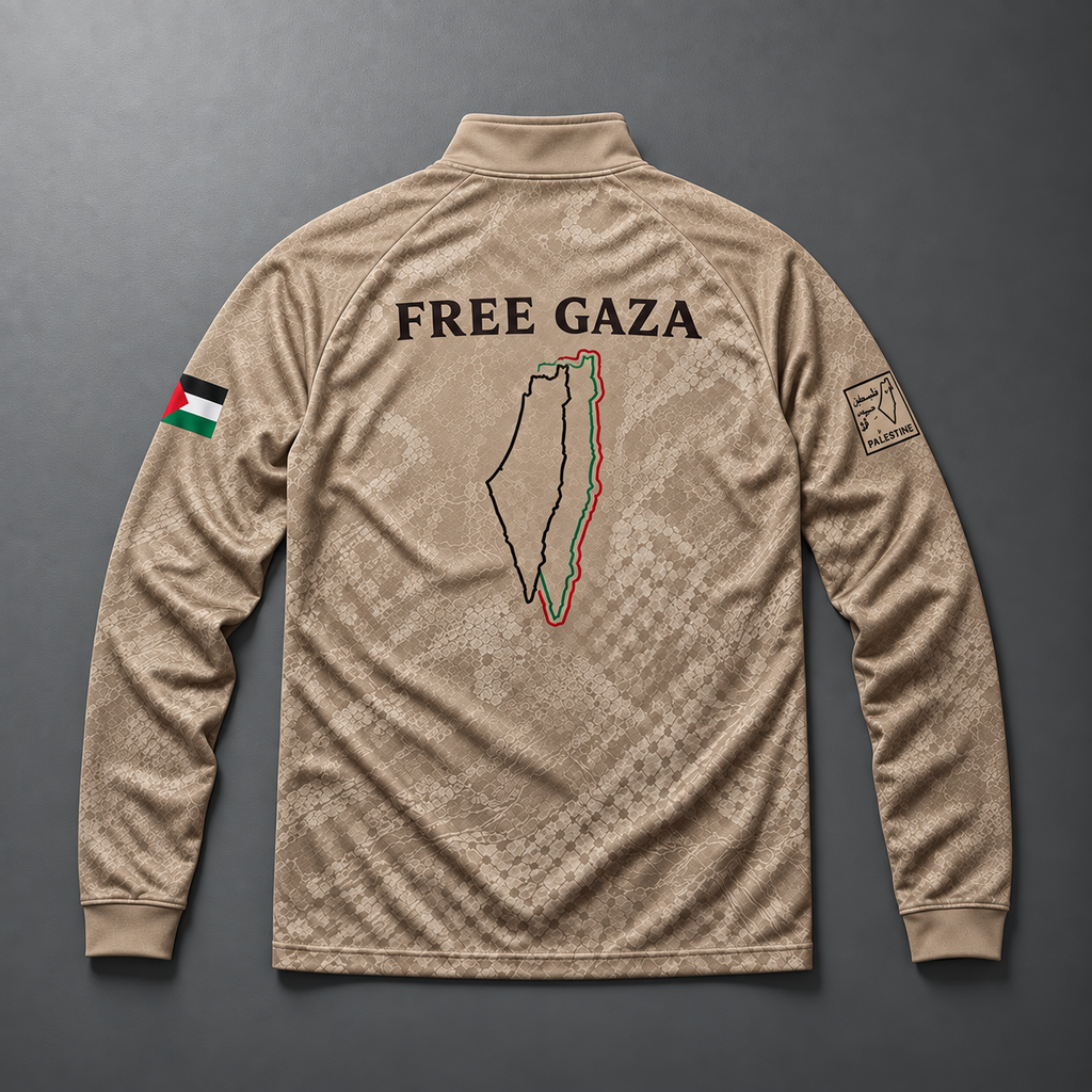 Palestina Quarter Zip – Beige